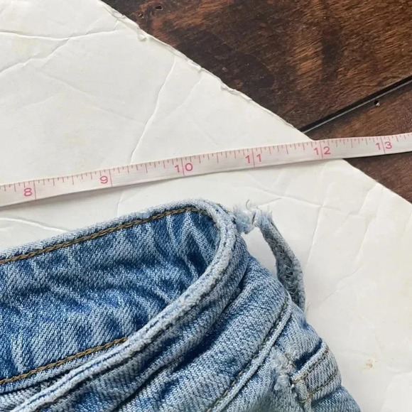 BDG Edie slim fit high rise jeans, raw hem. Medium/light wash. Women’s size 25 - Picture 7 of 14